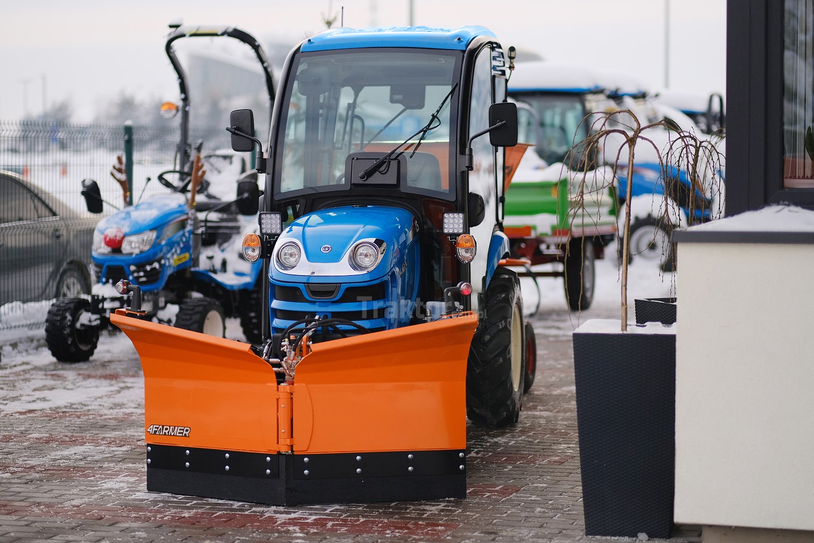 How to garage a tractor in winter?