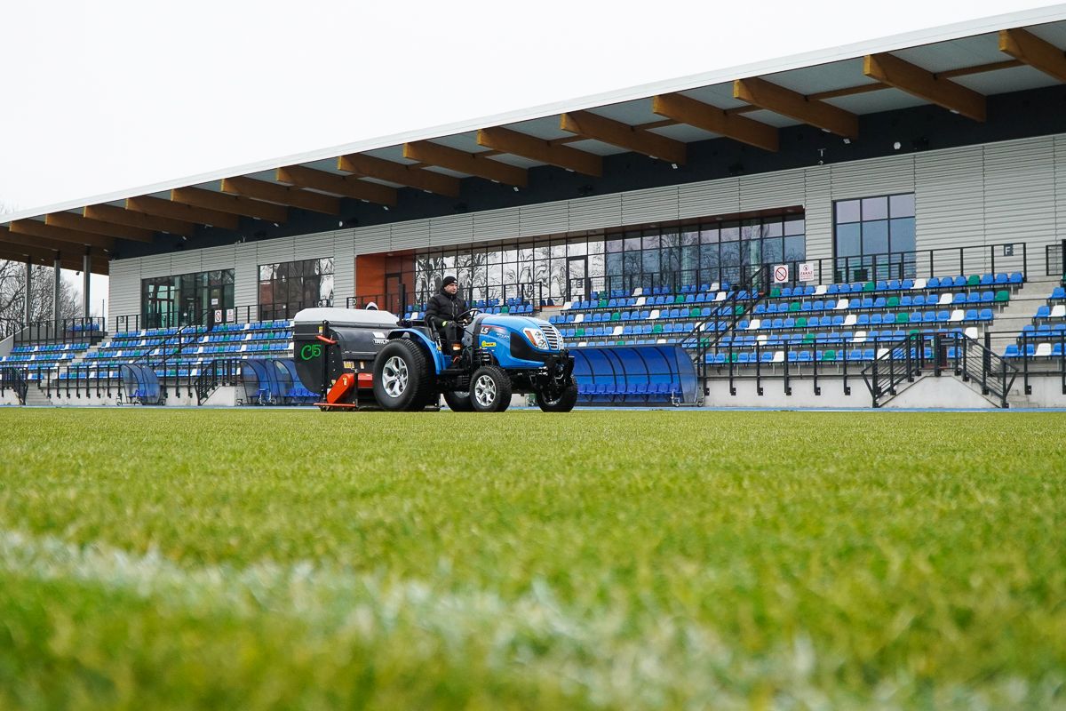 LS Tractor indispensable on the pitch